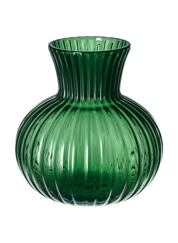 

VINTERFINT Vase, green, 13 cm