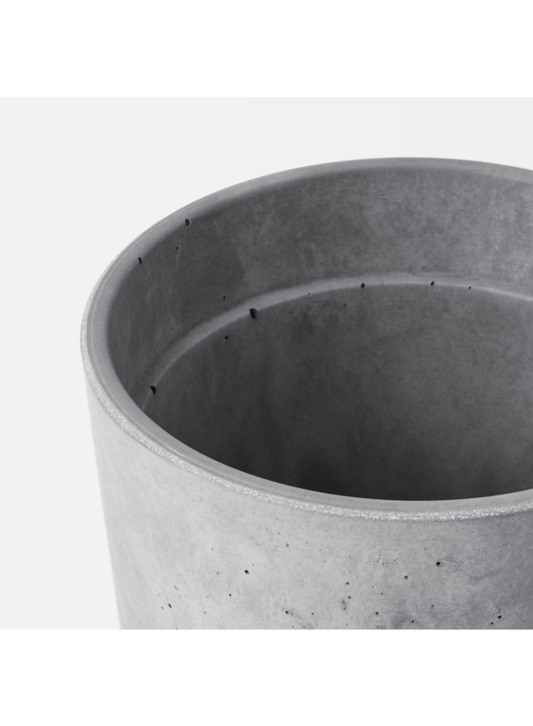 Plant pot, in/outdoor light grey, 9 cm