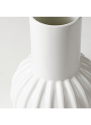 Vase, white, 27 cm