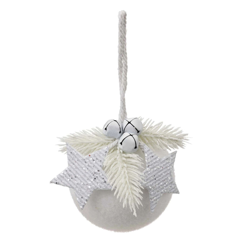 

Generic Christmas Atmosphera Stars & Leaves Bauble (8 cm)