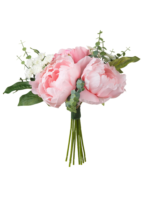 Artificial bouquet, pink, 25 cm