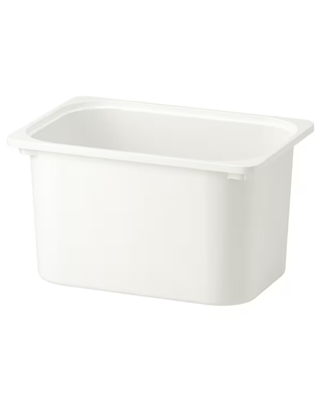 

TROFAST Storage box, bright White, 42x30x23 cm