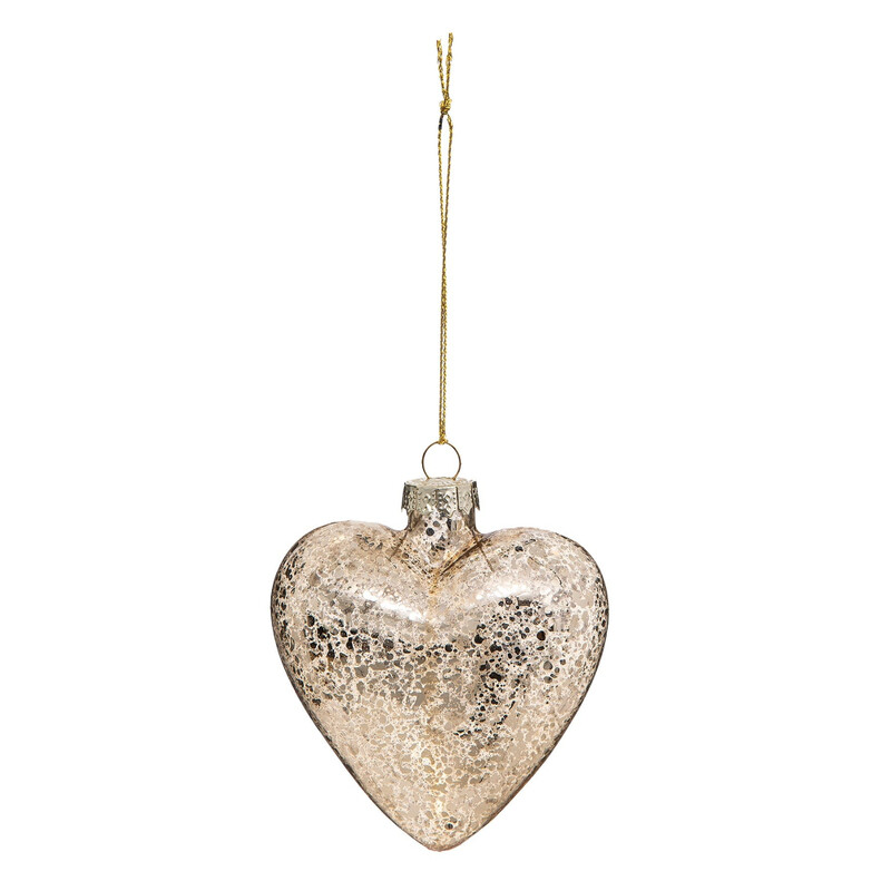 

Generic Christmas Atmosphera Glass Heart (8.8 cm)