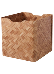 Box, bamboo/brown, 32x35x33 cm