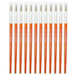 Artmate Artist Brushes Round 12 Size, Set Of 12 Pieces - JIAB245-12