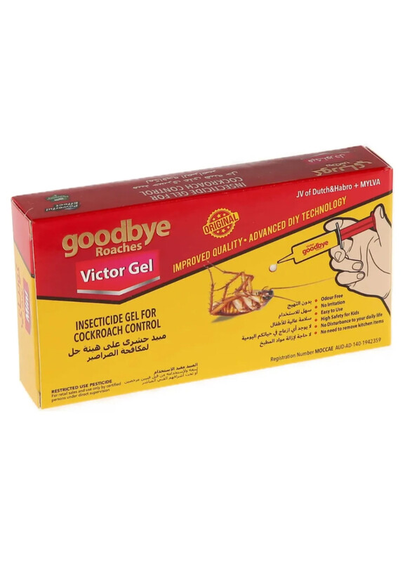 

Goodbye Roaches Powerful Mini Cockroach Killer Gel Fast-Acting, Long Lasting, and Easy to Apply Pack Of 1