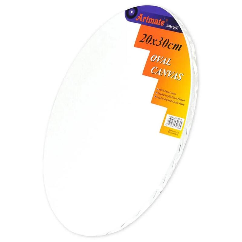 

Generic Artmate Oval shape Canvases, 20x30cm Size - JIGN02030