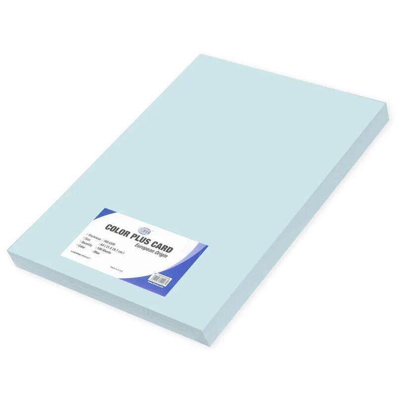 

Generic FIS Color Plus Card 180 GSM, Size A4 (21 x 29.7 cm) Blue -FSCHCP180A4BL