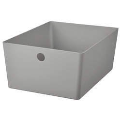 Box Protect Your Things From Dust And Dirt Light Grey 26X35X15cm