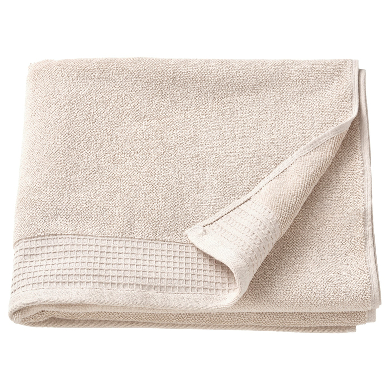 Bath Towel Light Grey/Beige 70X140cm