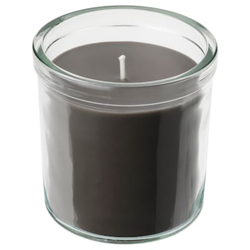 ENSTAKA Scented candle in glass, 40 hr