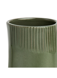 Vase, dark green, 21 cm