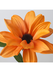 Artificial flower, black-eyed susan/stem orange, 55 cm