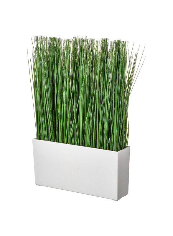 

FEJKA Artificial potted plant with pot, in/outdoor grass
