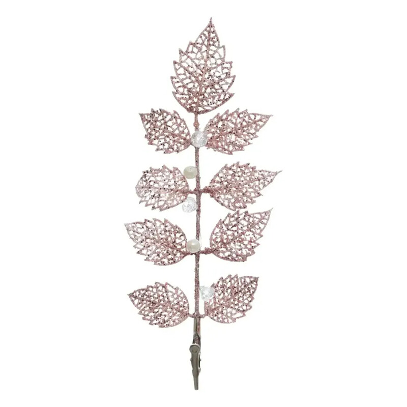 

Generic Christmas Atmosphera Plastic Branch Decor (16 cm, Pink)