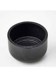 Tealight holder, black, 3 cm