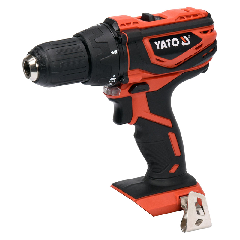 YATO Cordless Drill-Driver 13mm 18V (Mabuchi Motor) Tool Only Color Box YT-82783