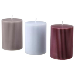 KOPPARLONN Scented pillar candle, 30 hr Pack Of 3