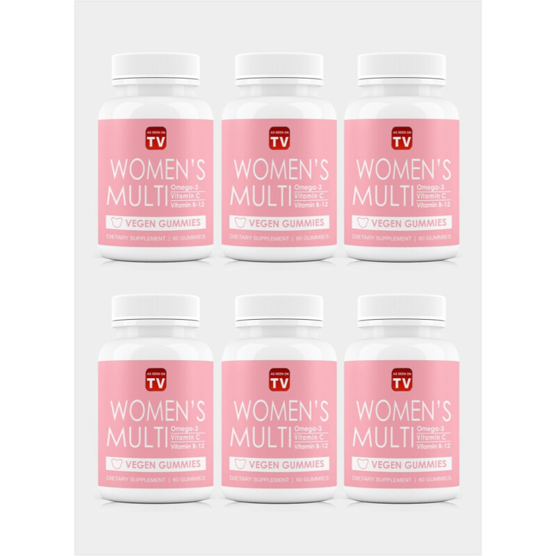 

As Seen on Tv Women's Multi Vitamin 60 Gummies Pack of 6