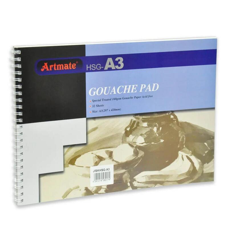 Artmate Gouache Painting Pads A3 Size, 32 Sheets- JISKHSG-A3