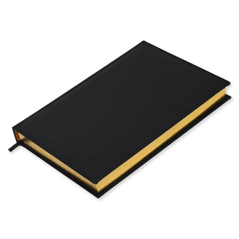 FIS Golden A5 Diary 2024 (English) Black - FSDI26EG24BK