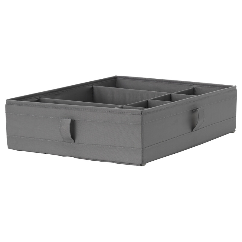 

Generic Box With Compartments Dark Grey 44X34X11cm