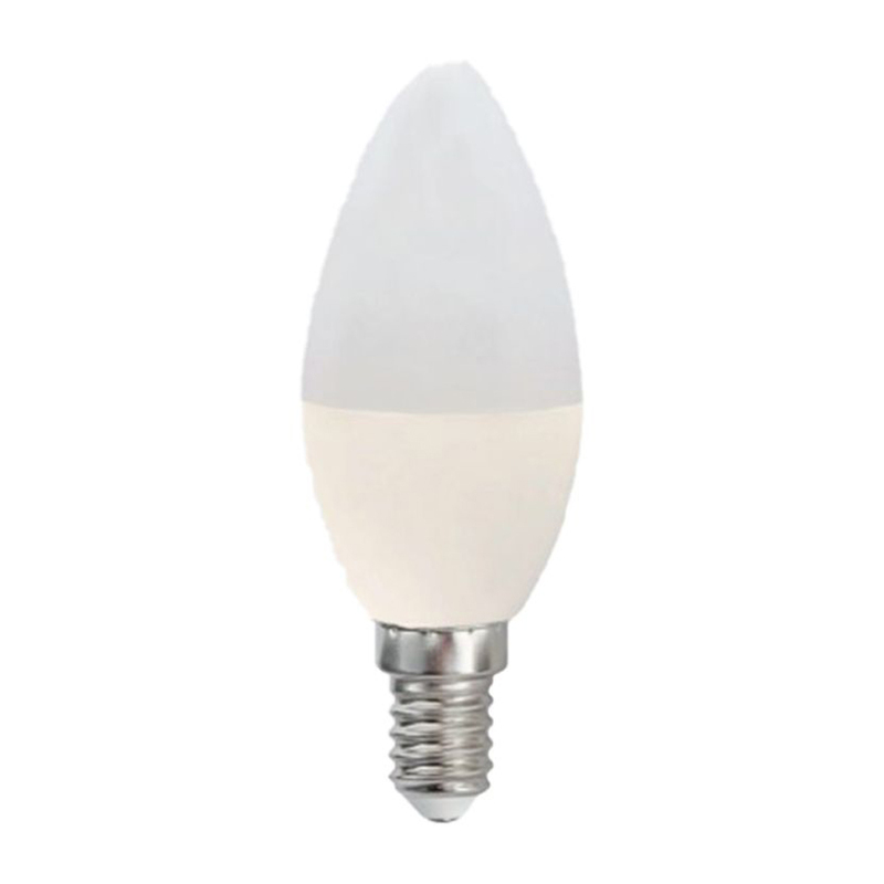 RR LED Bulb 5.5W Frosted 3000K (WW) E-14 Candle ShapeCL-5.5WE14