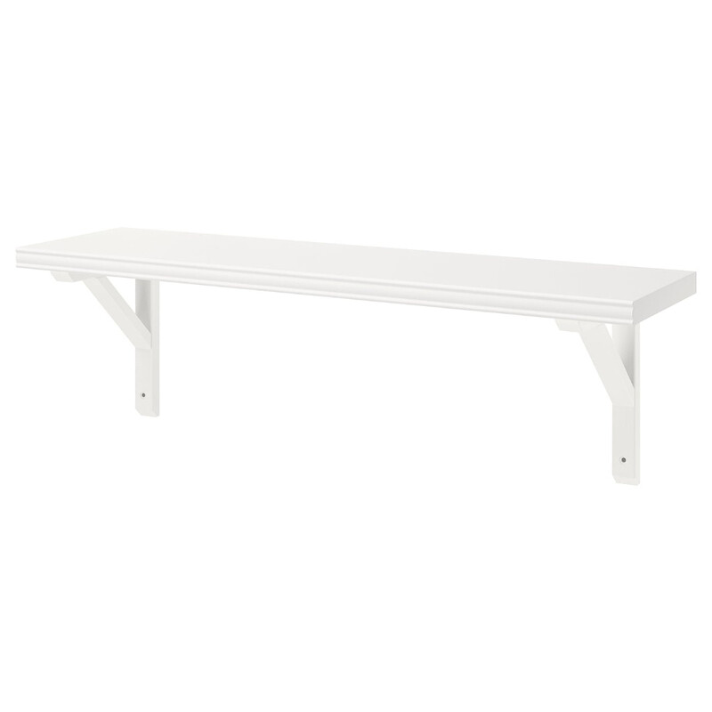

Generic Wall Shelf White/White Stained Aspen 80X20cm