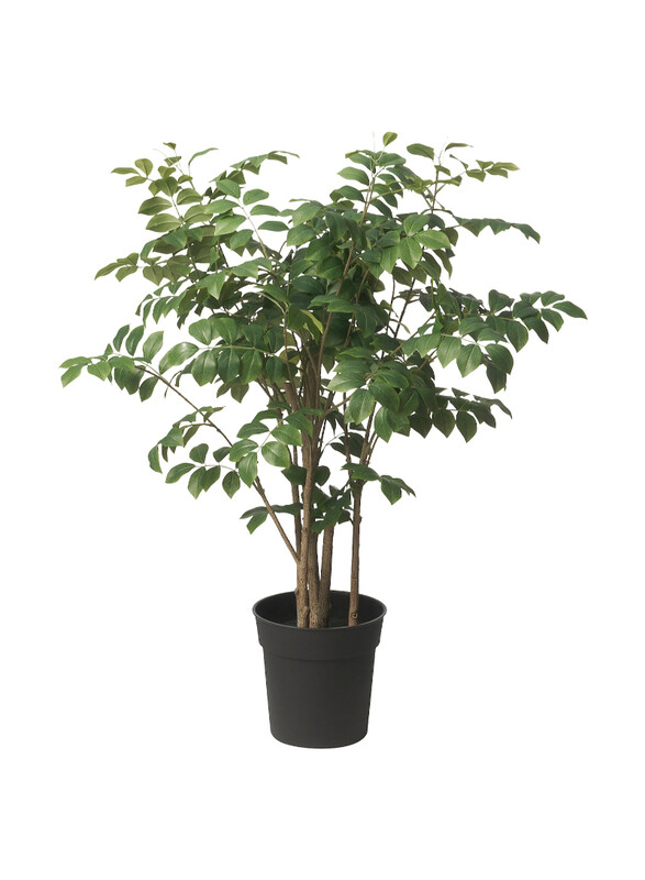 Artificial potted plant, in/outdoor red sandalwood, 19 cm