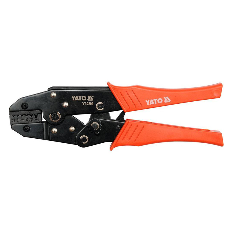 YATO Ratchet Crimping Pliers 22-12AWG 0.5-4MM2 YT-2299