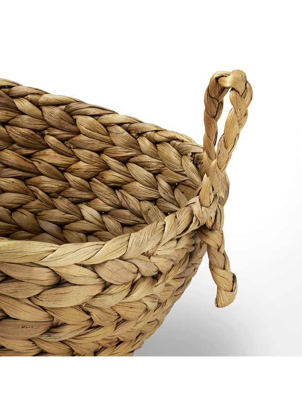 Basket, water hyacinth, 26x35x18 cm