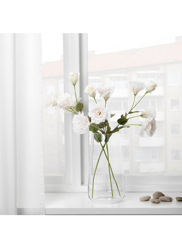 Artificial flower, Lisianthus/white, 60 cm