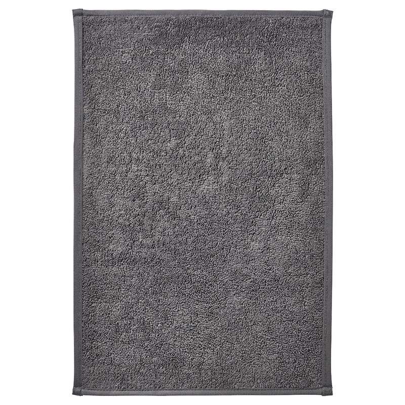 

Generic Bath Mat Easy To Coordinate With Other Bath Textiles Grey 40X60cm