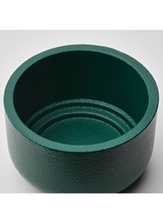 Tealight holder, dark turquoise, 3 cm