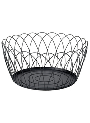 Basket, black, 55x25 cm