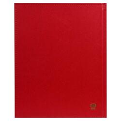 FIS 2024 Executive Diary  Arabic/English/French Vinyl Padded Sewn Cover (1-Week at a Glance) Red - FSDI35AE24RE