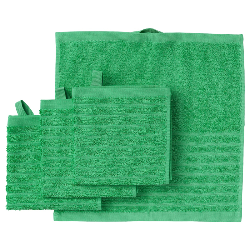 Washcloth Bright Green 30X30cm