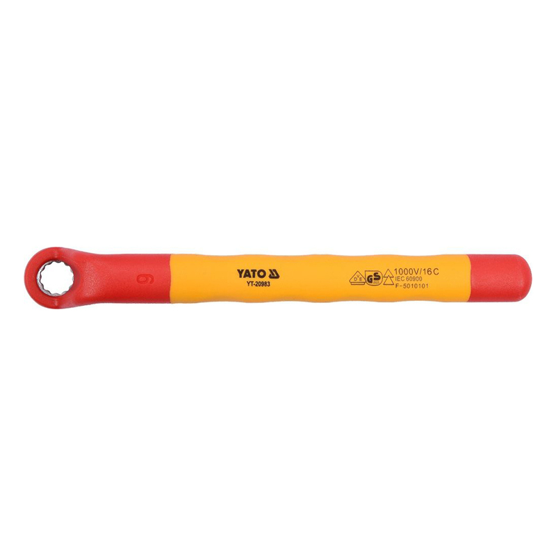 YATO Insulated Ring Wrench 9mm VDE-1000V YT-20983