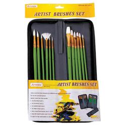 Artmate Artist Brushes (assorted) - Set Of 12 Pieces