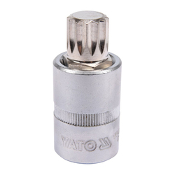 YATO Socket Bit 1/2" Spline M16 L 50mm YT-04346