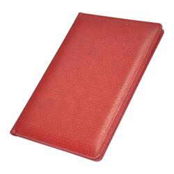 FIS Executive Bill Folder Maroon Color, Italian PU with Magnet Flap 150X245mm - FSCLBFMRD4