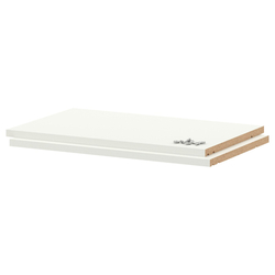 Shelf Shelf In Melamine With A Scratch Resistant White 60X37cm