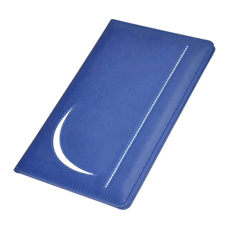

Generic Bill Folders Blue Color, Italian PU Covers, Round Corners, 150 x 245 mm - FSCLBF16BL