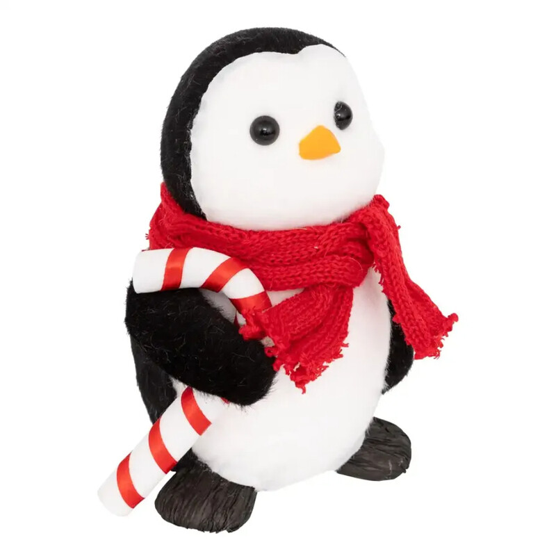 

Generic Christmas Atmosphera Penguin with Candy Cane Decor (19 cm)