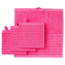 Washcloth Bright Pink 30X30cm