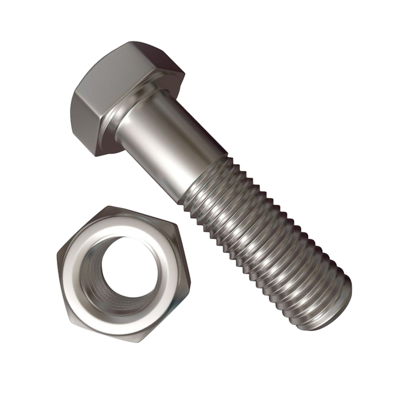 Bolt + Nut G I Hex Head 20mmx100mm - 1pc