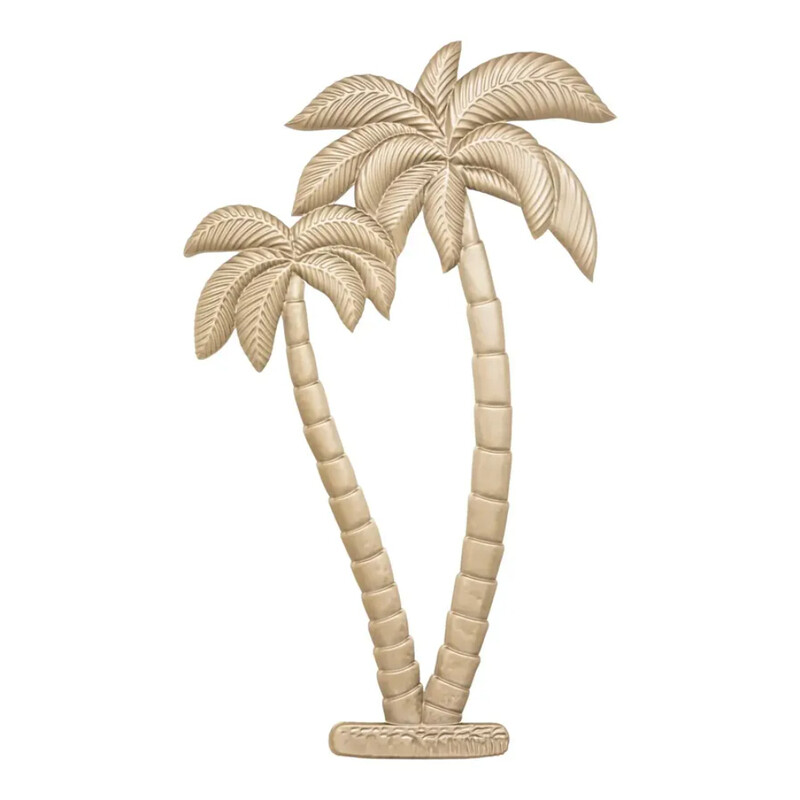 

Generic Christmas Atmosphera Metal Palm Tree Wall Decoration (60 x 1 x 100 cm)