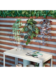 Artificial plant with wall holder, in/outdoor/green/lilac