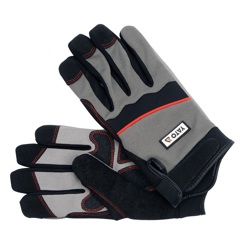 

YATO Working Gloves PVC/PE Size-7/L 1pair on Header Card YT-7466