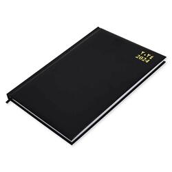 FIS A4 Diary 2024 Arabic/English (Saturday & Sunday Combined) Black - FSDI48AE24BK